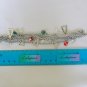Christmas tree red green diamond bead charm Bracelet Earrings Set
