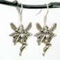 Fairy snowflake winter mint green pearl bead charm bracelet