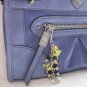 Bumble Bee Zipper Purse Charm yellow flower black bead