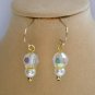 Baking chef pan crystal bead gold charm Bracelet Earrings Set