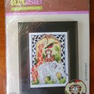 Artiste mini cross stitch kit jungle animal tiger elephant giraffe 981498