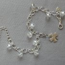 DIY Crystal bead YOU DESIGN silver chain bracelet with charms YOUR CHOICE COLOR DIY Crystal bead YOU DESIGN silver chain bracelet with charms YOUR CHOICE COLOR
