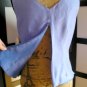Robbie Bee NWT blue violet purple beaded silk tank skirt 2 pc set size 6