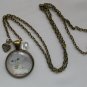 White Persian Cat cabochon charm pendant necklace
