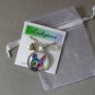 Rainbow Dog german shepherd cabochon charm pendant necklace
