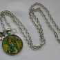 Peter Cottontail Rabbit cabochon charm pendant necklace