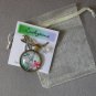 Dragonfly Eiffel Tower cabochon charm pendant necklace