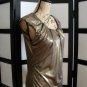 Premise Studio NWT shiny gold bronze foil tank sleeveless evening top S