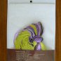 Artiste purple peacock feather mini counted cross stitch kit