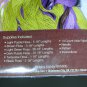 Artiste purple peacock feather mini counted cross stitch kit
