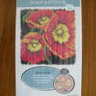 Dimensions Poppies flower latch hook rug kit 72-75205 Dimensions Poppies flower latch hook rug kit 72-75205