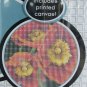 Dimensions Poppies flower latch hook rug kit 72-75205