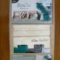 Bucilla Rya Tie starter kit blue white black wall hanging rug Plaid