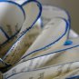 Recycled book page blue grey rose paper flower bouquet lot