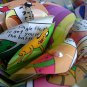 Recycled comic strip rose rainbow paper flower bouquet