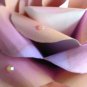 Handmade paper rose peach light purple flower bouquet