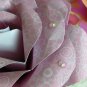 Handmade paper rose light pink flower bouquet handmade