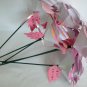 Handmade paper rose light pink flower bouquet handmade