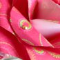 Handmade paper rose red yellow orange paper flower bouquet