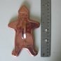 Vintage cookie cutter red plastic flag birthday bunny gingerbread man lot of 5