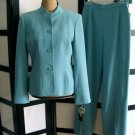 Kaspar NWT blue jacket blazer pants suit size 6 and 4 mismatch 2 pc set