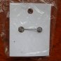 Vicky name pin ceramic heart rainbow vintage