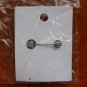 Debbie name pin ceramic heart rainbow vintage