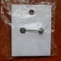 Crystal name pin ceramic heart rainbow vintage