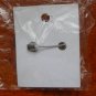 Carol name pin ceramic heart rainbow vintage
