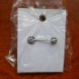 Carla name pin ceramic heart rainbow vintage