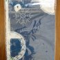 Craftways Snowflakes on Blue Bread Cloth stamped cross stitch kit 530267