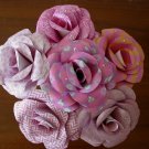 Handmade paper rose light pink flower bouquet handmade Handmade paper rose light pink flower bouquet handmade