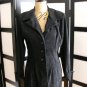 Gantos retro black sparkle fitted long sleeve jacket size 8