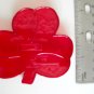 HRM clear red plastic flag clover duck chick bunny easter egg cookie cutter lot 5