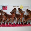Wilton christmas reindeer metal cookie cutter 4 piece set Wilton christmas reindeer metal cookie cutter 4 piece set