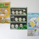 Plastic Canvas Garden Boutique tissue box Cross stitch Keepsake Little People Design leaflets