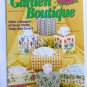 Plastic Canvas Garden Boutique tissue box Cross stitch Keepsake Little People Design leaflets