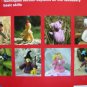 Finger Puppets Knit cat frog princess pig pattern book leaflet GMC Books
