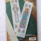 Bucilla Celestial Bookmark Pair angel flower cross counted cross stitch kit Bucilla Celestial Bookmark Pair angel flower cross counted cross stitch kit