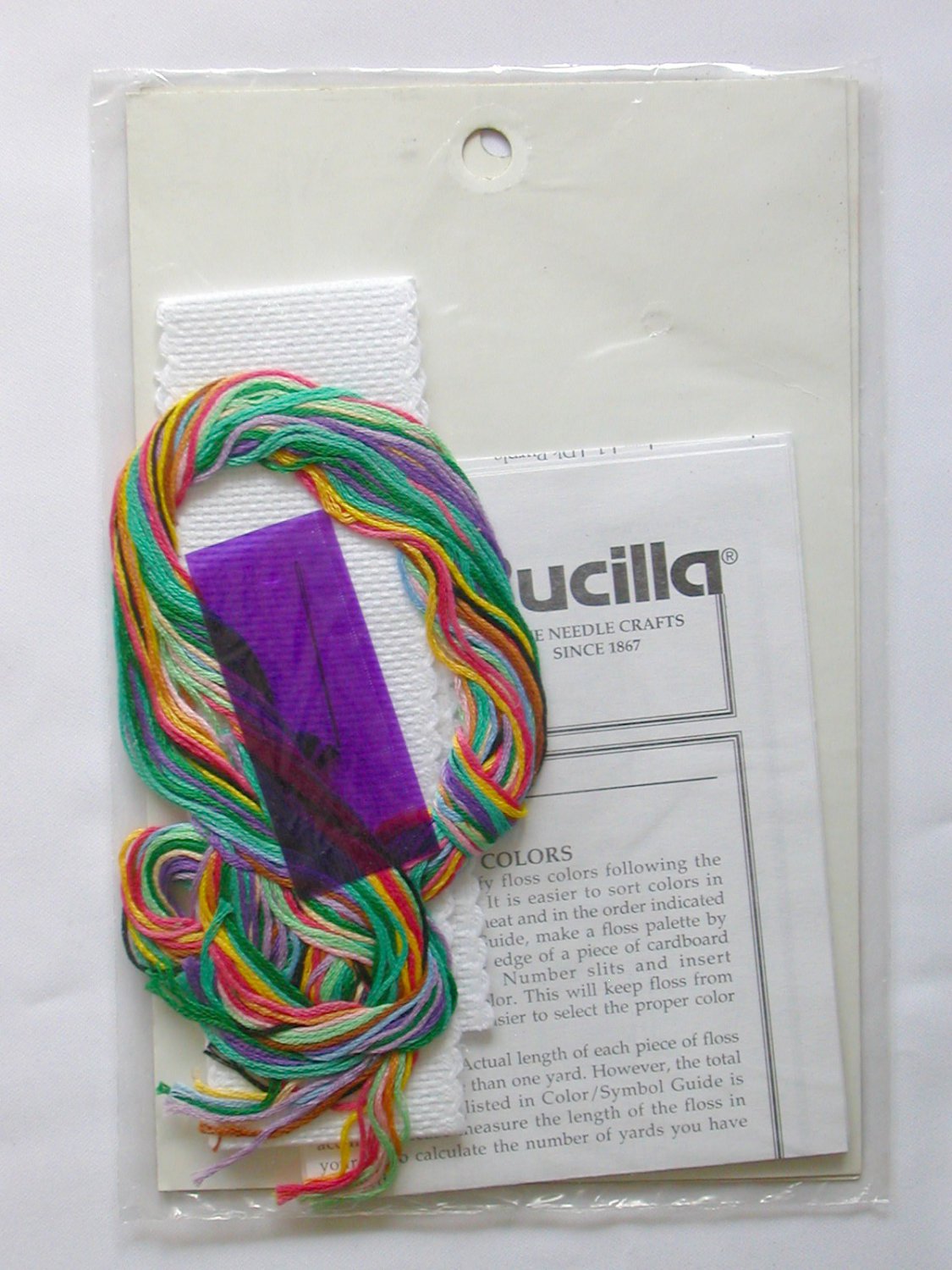 Bucilla Celestial Bookmark Pair angel flower cross counted cross stitch kit