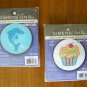 Dimensions Learn a Craft Dolphin Delight & Cupcake cross stitch kit lot of 2