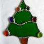 Christmas Tree stained glass suncatcher handmade