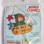 Dimensions Peace on Earth angel wind chimes ornament cross stitch kit 8589