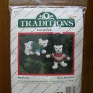 Traditions Polar Bear felt ornament kit ugly christtmas sweater T8807