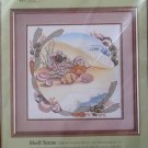 Something Special Shell Scene beach seashells counted cross stitch kit 50382