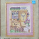 Something Special Teddy and Quilt Cabinet counted cross stitch kit 50417 Something Special Teddy and Quilt Cabinet counted cross stitch kit 50417