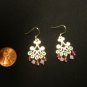 Pink Swarovski Crystal Earrings 2