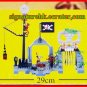 Pirates Sheleton Hamlet Village Ship Boat Brick Block Set fits Lego (NEW - 50% OFF TO EBAY)