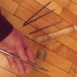 Bujinkan ninjutsu, ninja  4 throwing knives set with bamboo holder