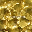Petals - 1000 Silk Rose Petals Wedding Favors - Solid Colors - Gold
